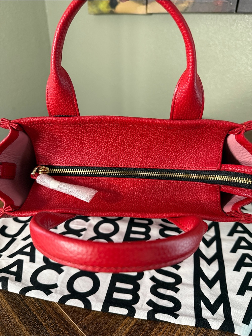 Marc Jacobs The Leather Small Tote Bag' - Picture 7 of 13